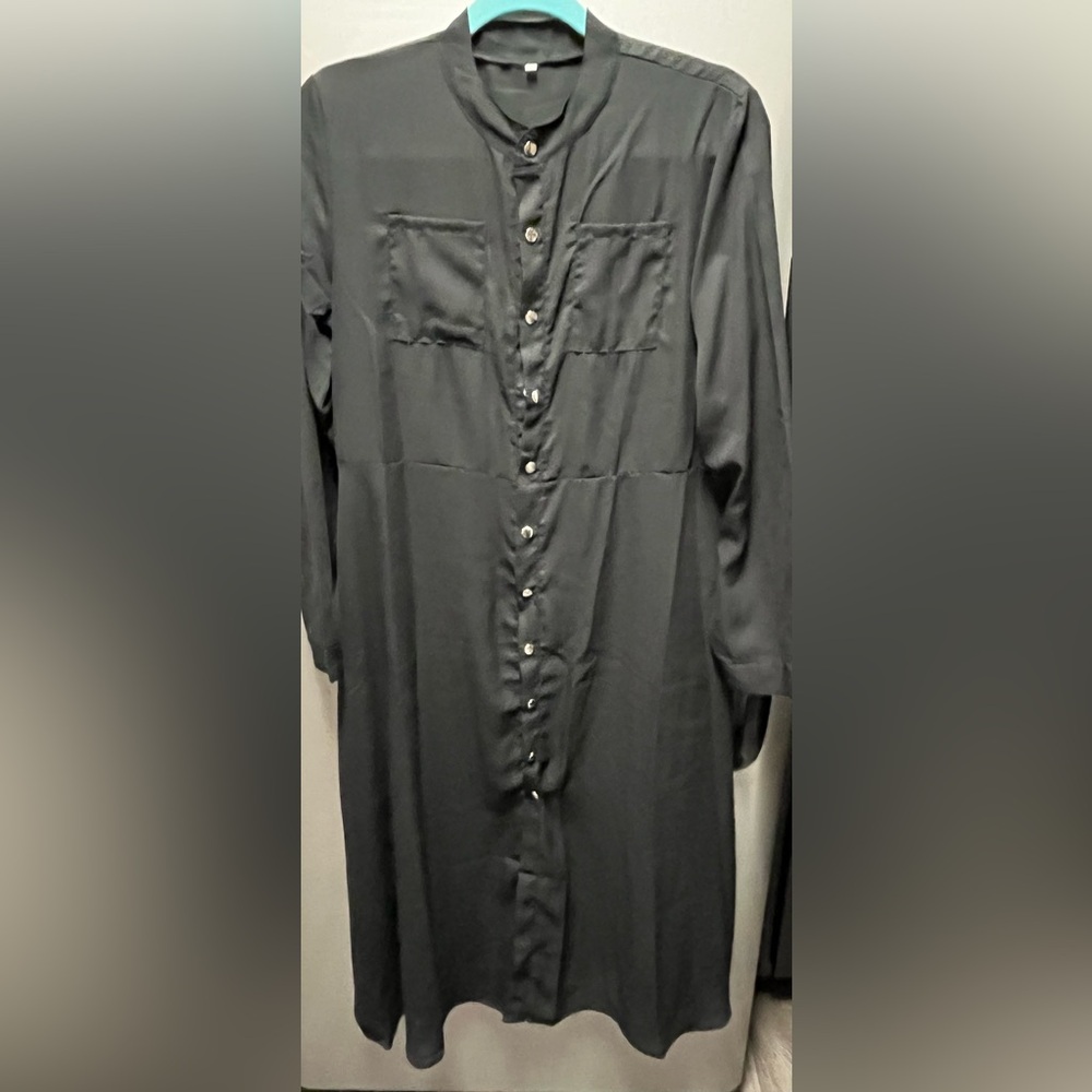 Black Duster Dress / Jacket